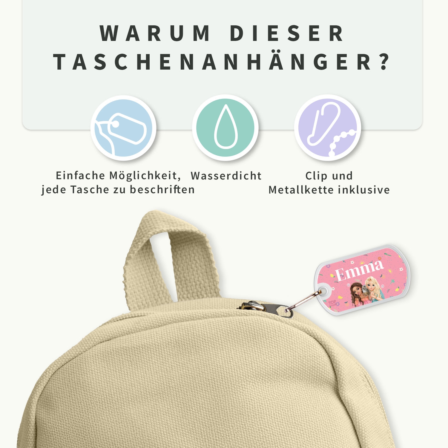 TOPModel Taschenanhänger