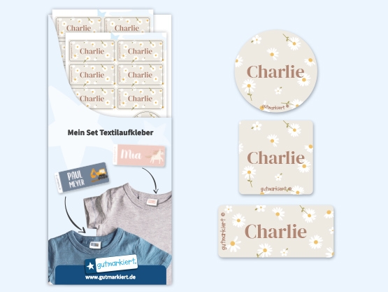 Textilaufkleber Vorteilspaket - Design