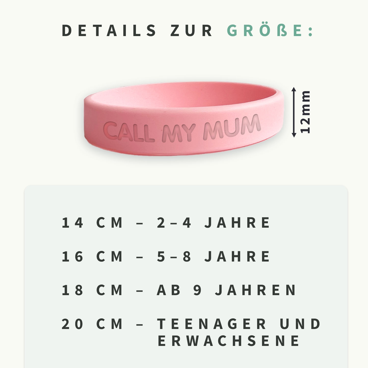 SOS-Armband Kind