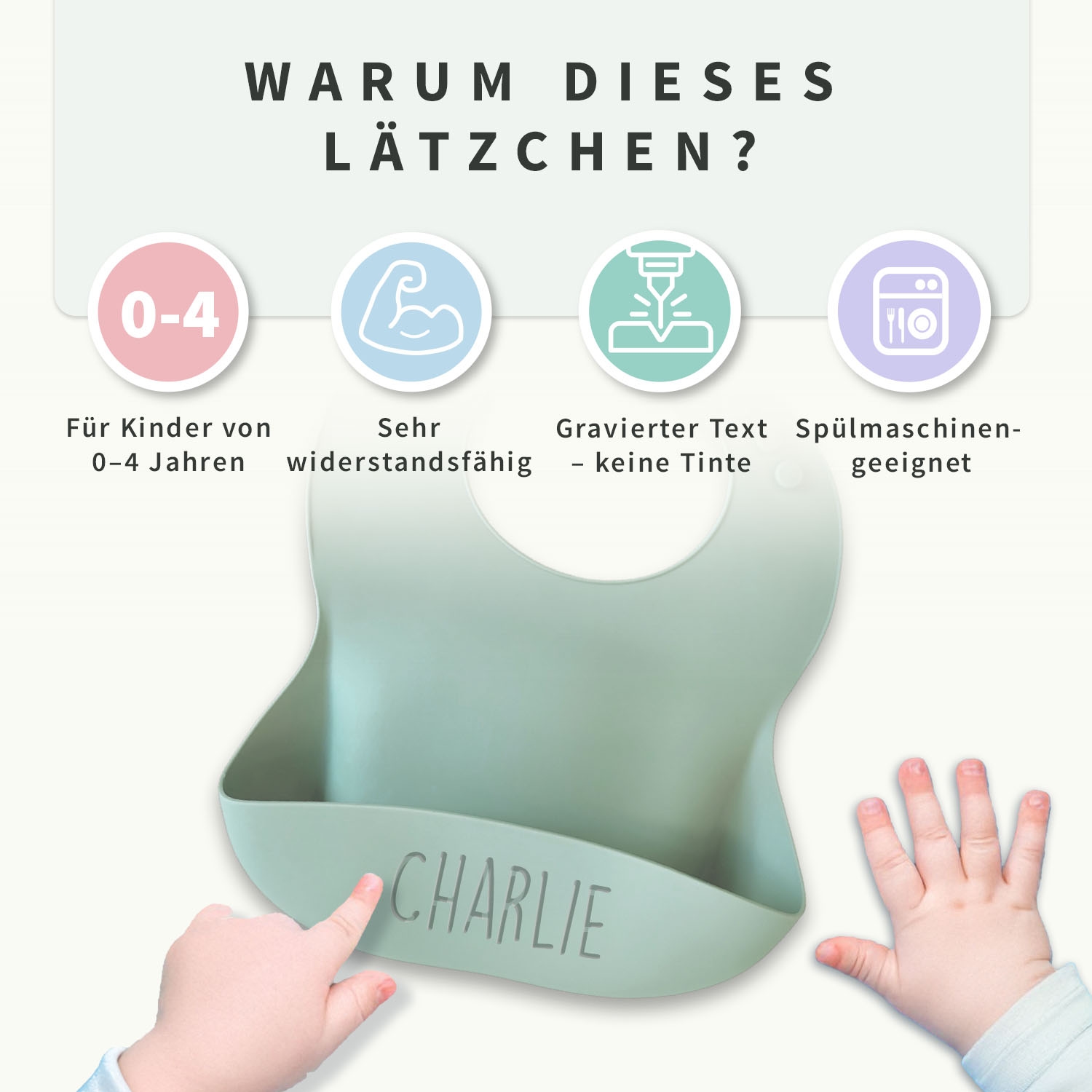 Lätzchen mit Namen