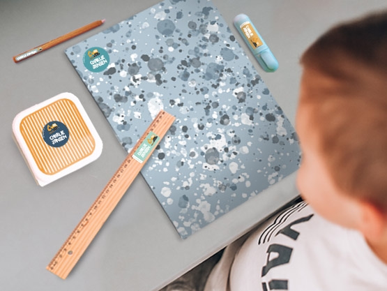 Namensaufkleber Vorteilspaket - Thema Tchibo