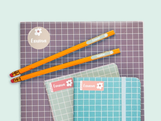 Namens- & Textilaufkleber Kombi-Vorteilspaket - Thema