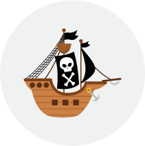 Pirate-boat