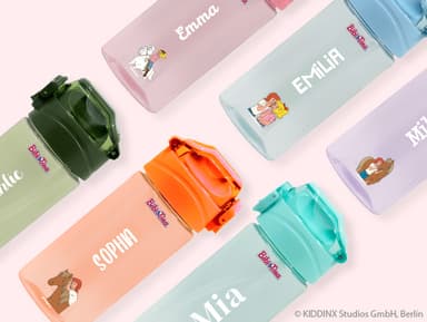 Bibi & Tina Trinkflasche mit Namen