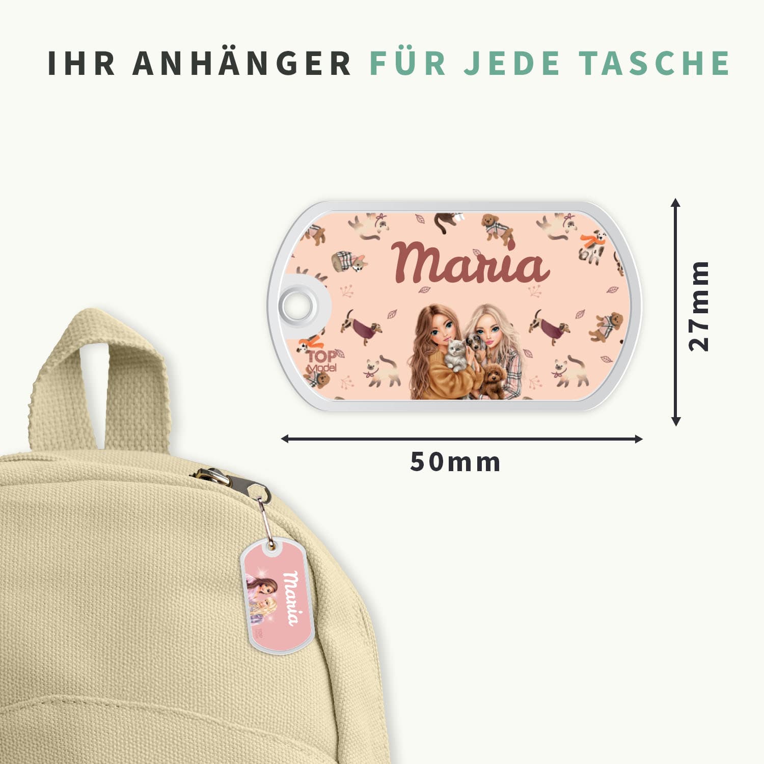 TOPModel Taschenanhänger