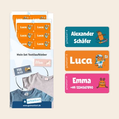 Die Maus Textilaufkleber