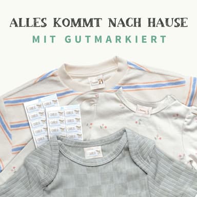 Aquarell Textilaufkleber