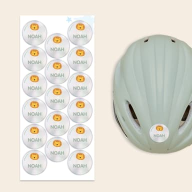 Reflektierende Namensaufkleber - Thema