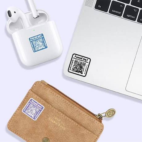 Lost & Found QR-Aufkleber