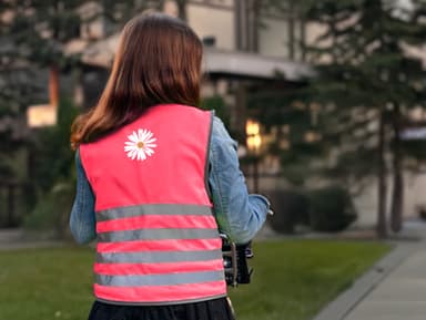 Sicherheitsweste für Kinder mit Namen - Thema