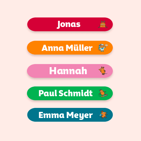 Die Maus Mini Aufkleber