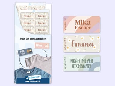 Design Textilaufkleber