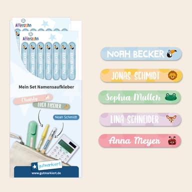 Mini Aufkleber Affenzahn