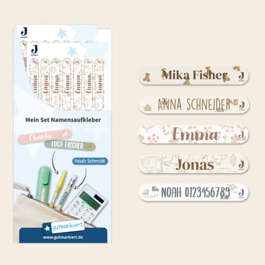 Mini Namensaufkleber - Jollein