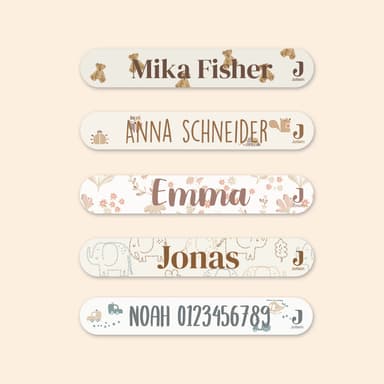 Mini Namensaufkleber - Jollein