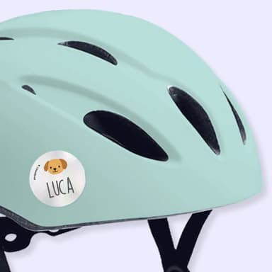 Reflektierende Namensaufkleber - Thema