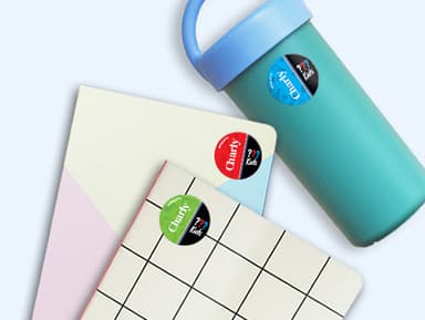 Runde Namensaufkleber – Die drei ??? Kids