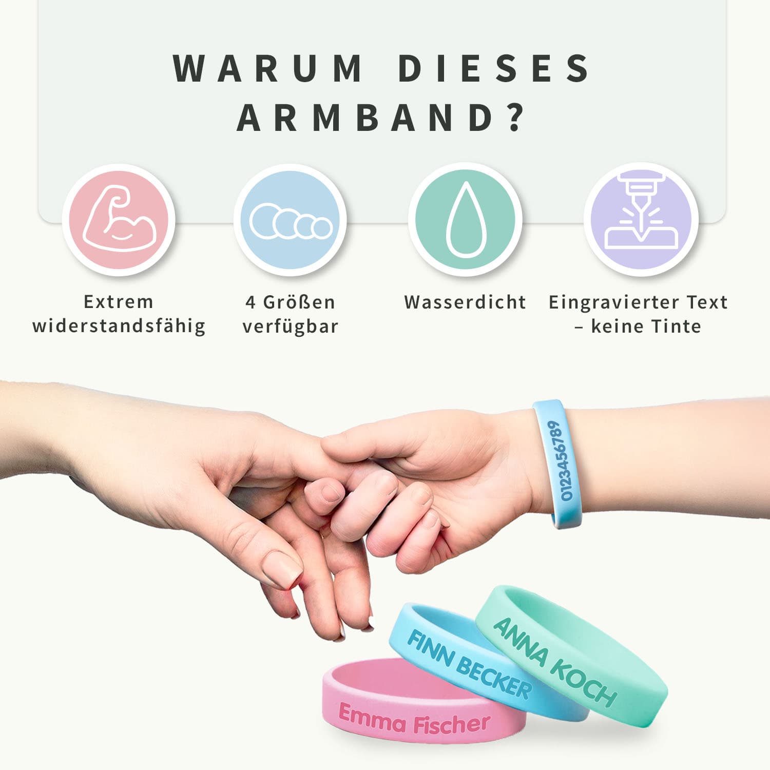 SOS-Armband Kind