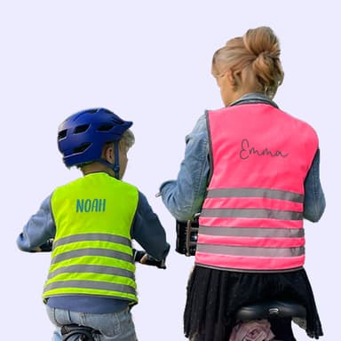 Sicherheitsweste für Kinder mit Namen - Basic