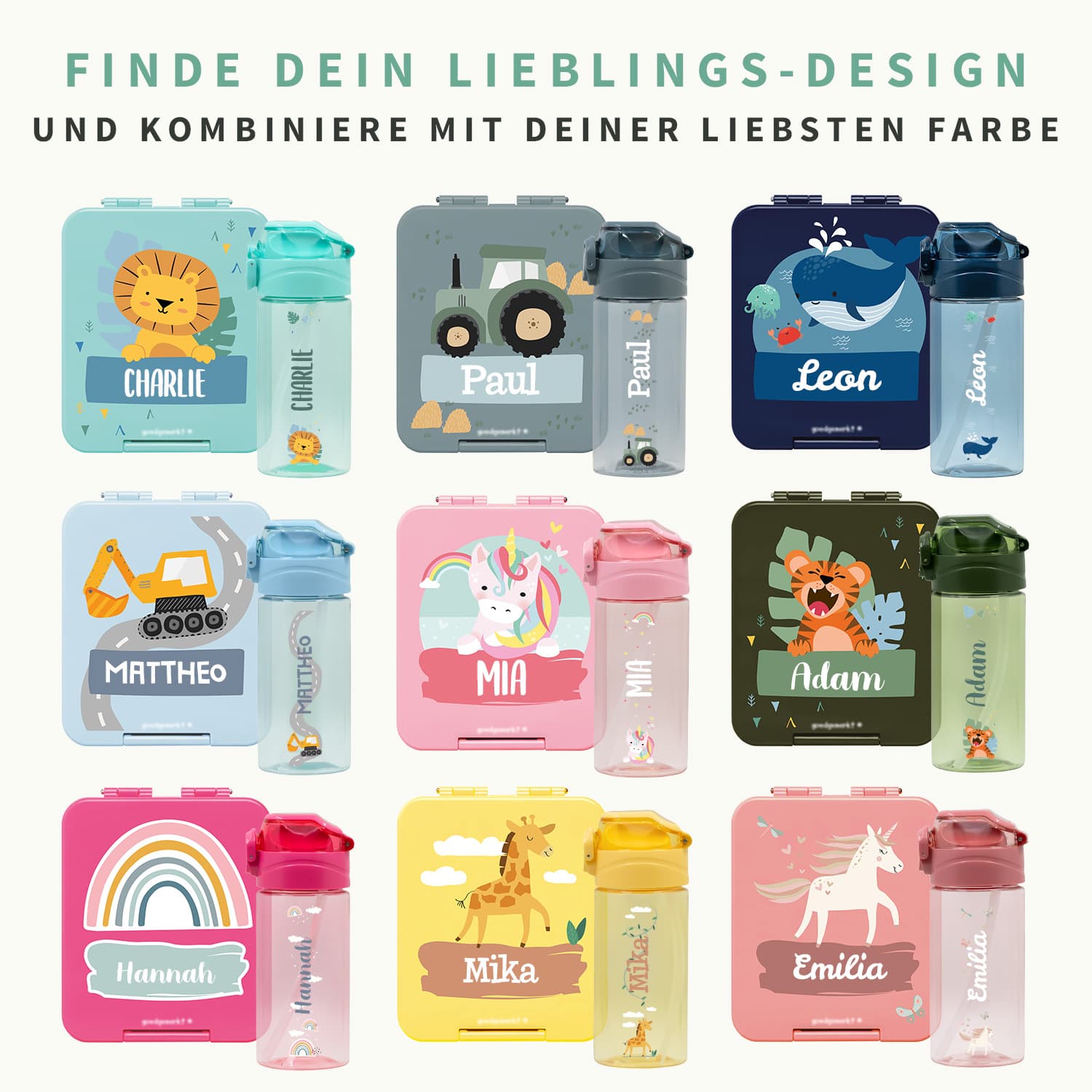 Lunchset – Brotdose & Trinkflasche