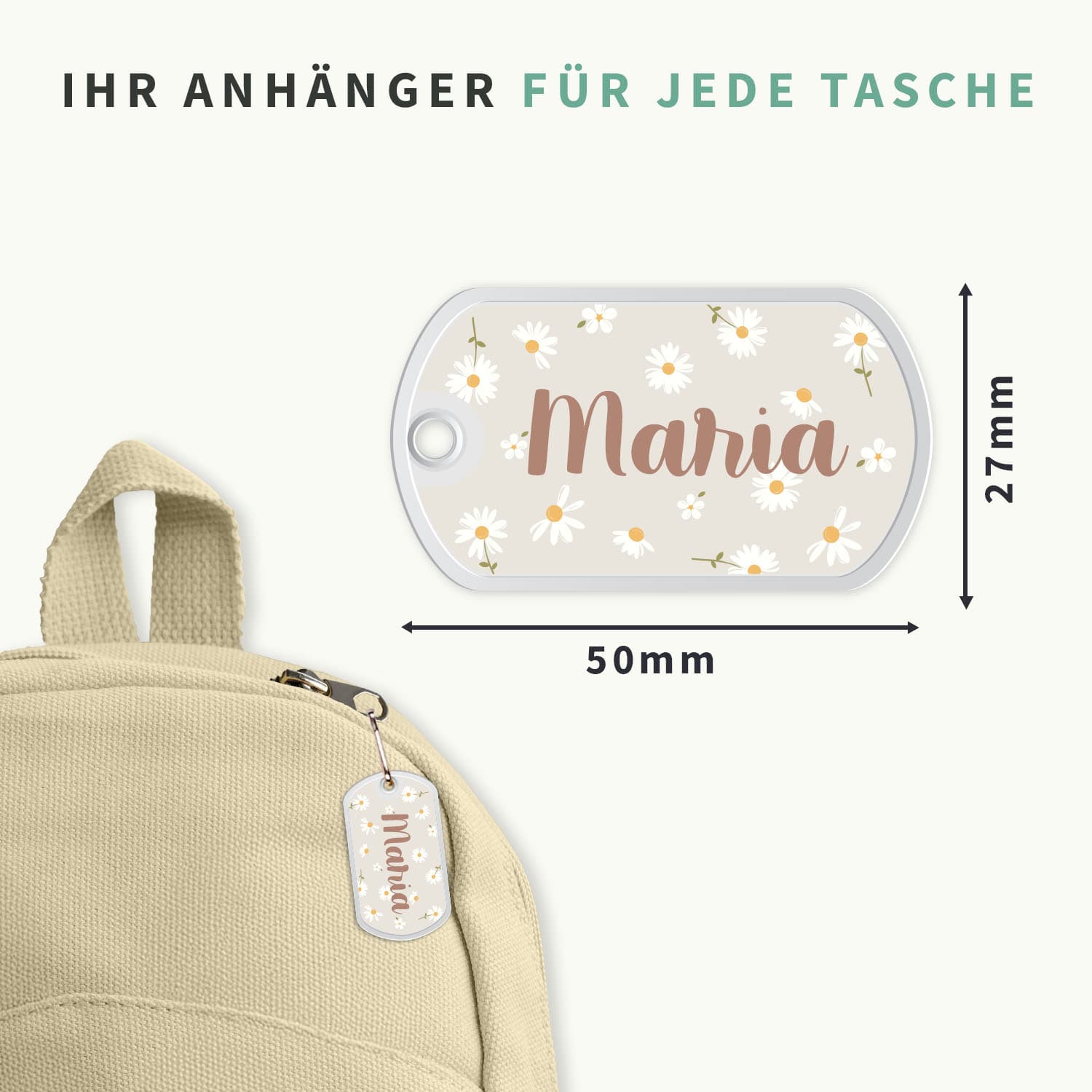 Taschenanhänger Design