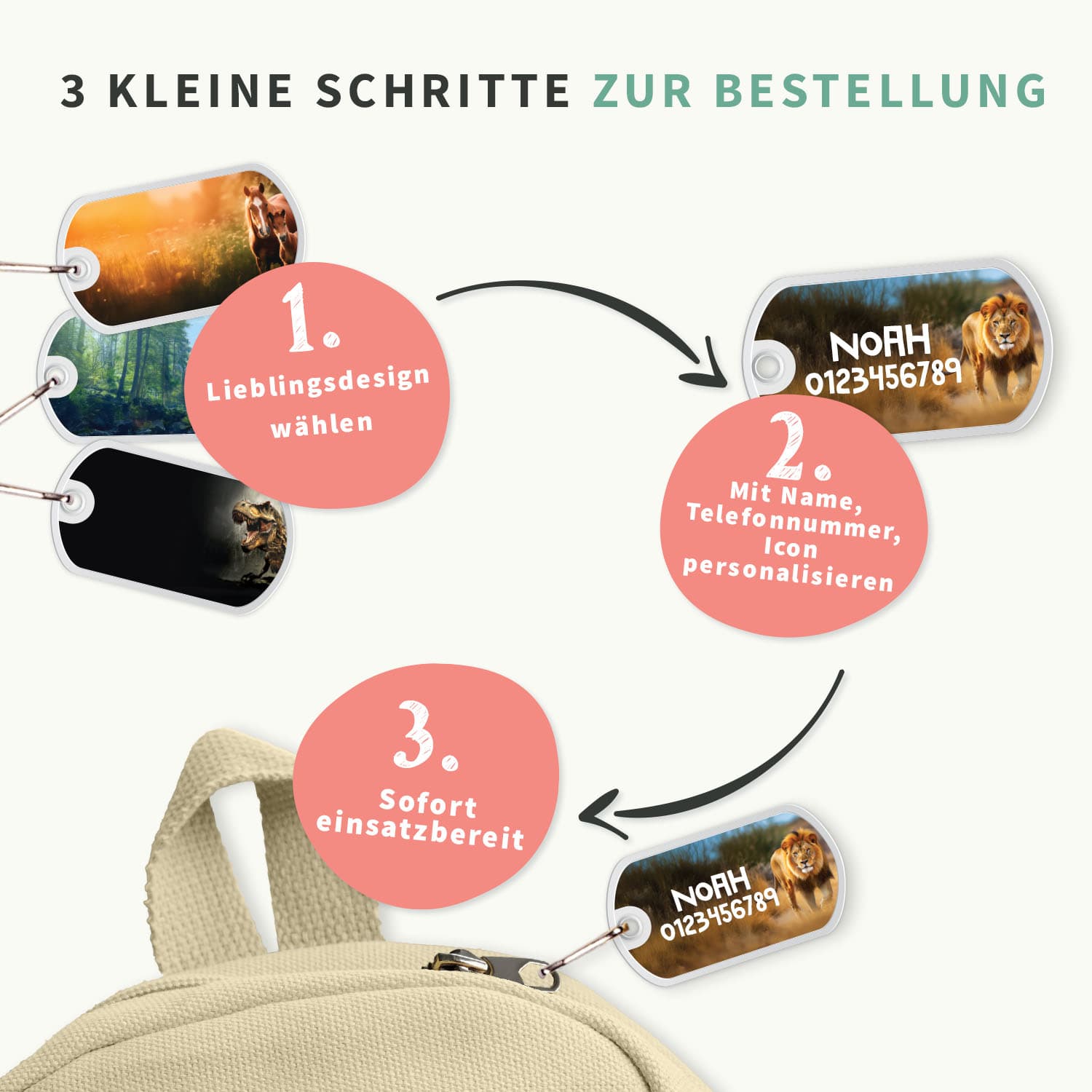 Taschenanhänger - Real World