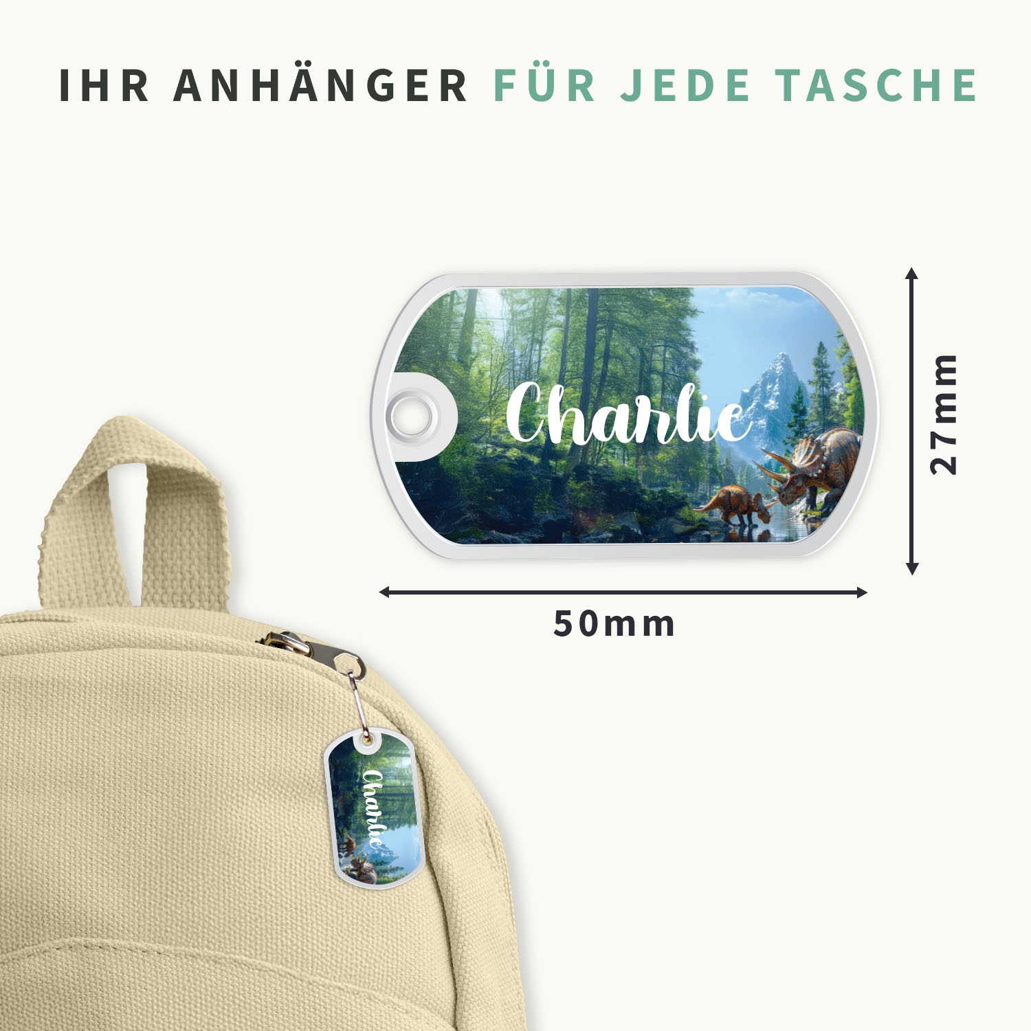 Taschenanhänger - Real World