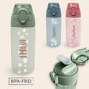 Trinkflasche mit Namen Design