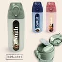 Trinkflasche mit Name - Real World