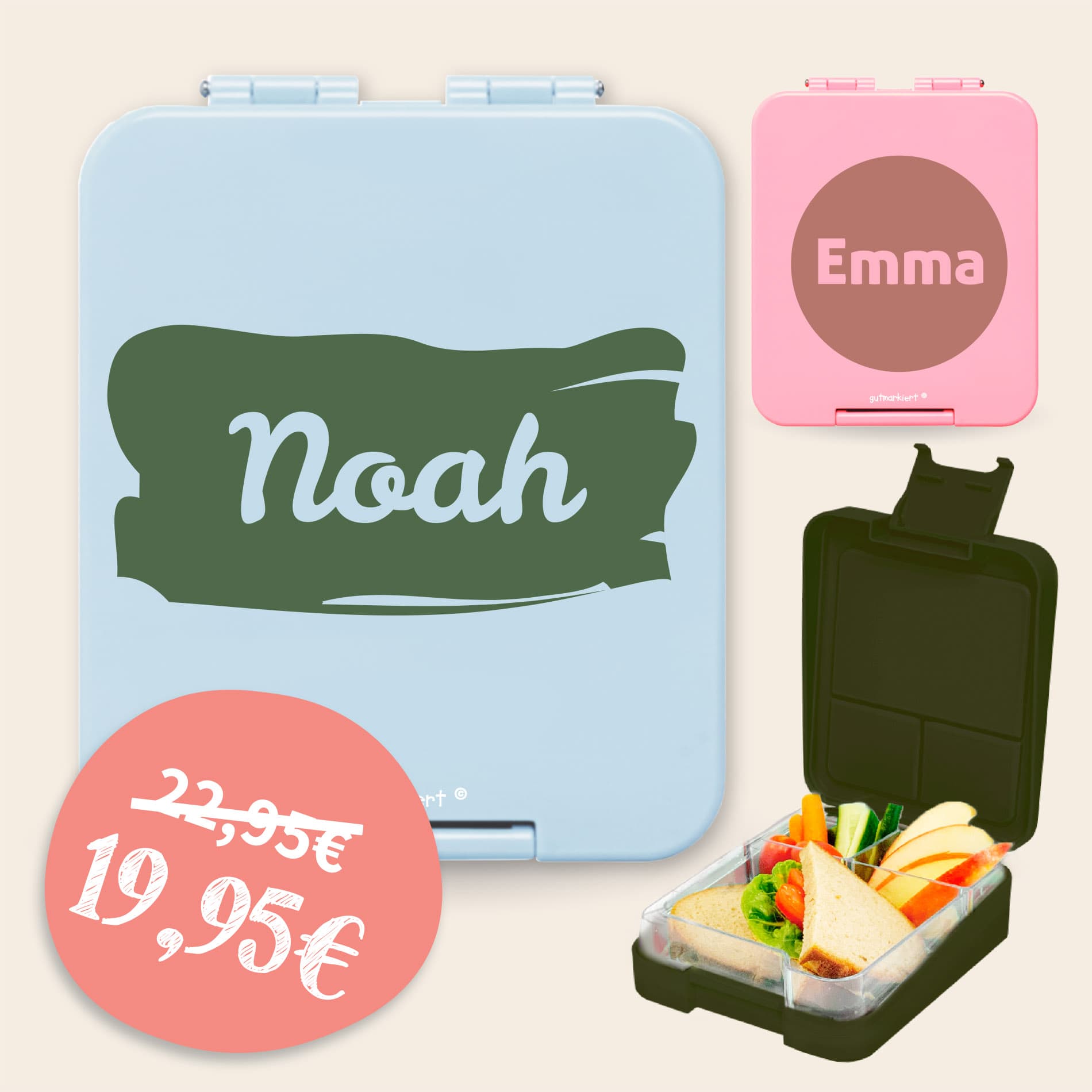 Brotdose mit Name Basic