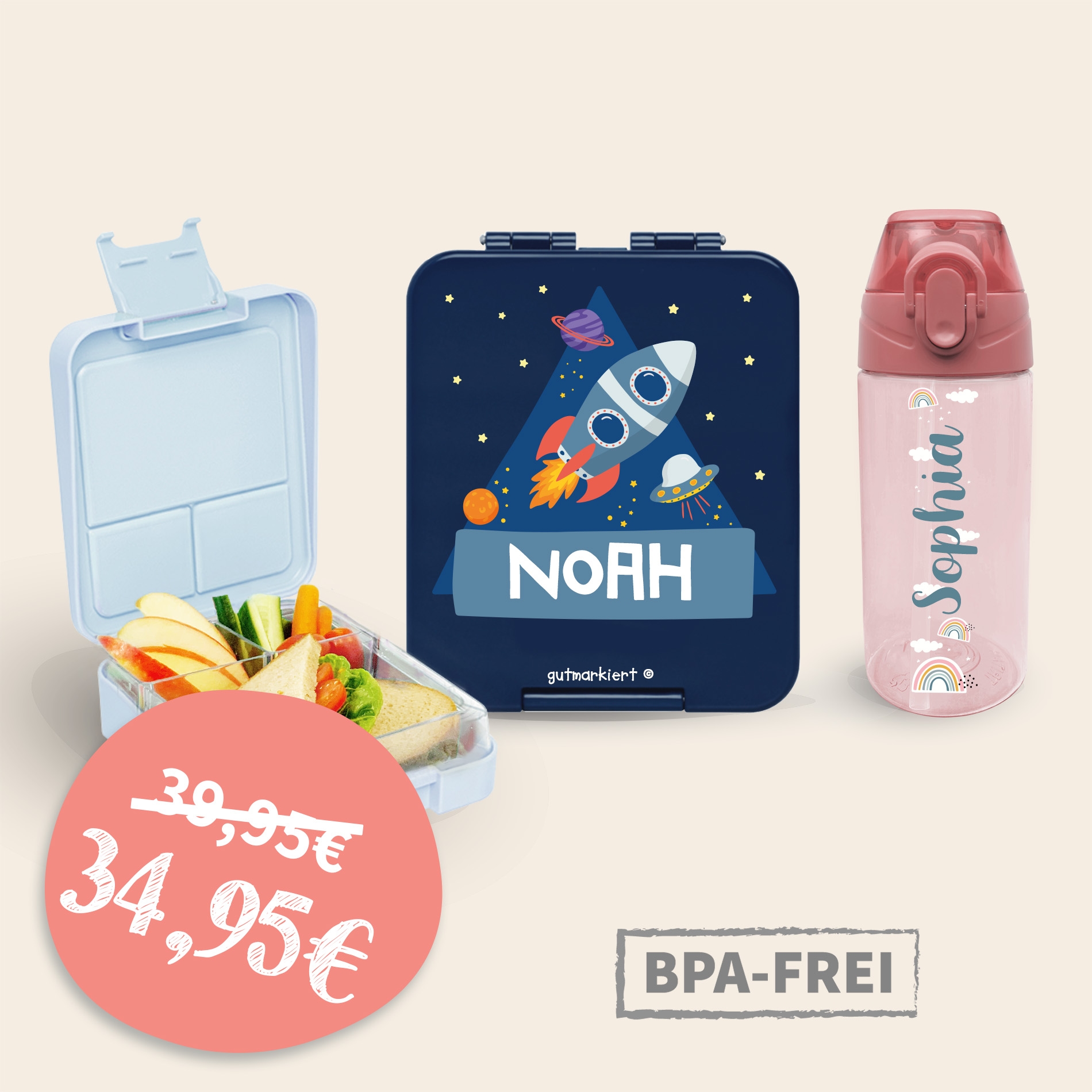 Lunchset – Brotdose & Trinkflasche