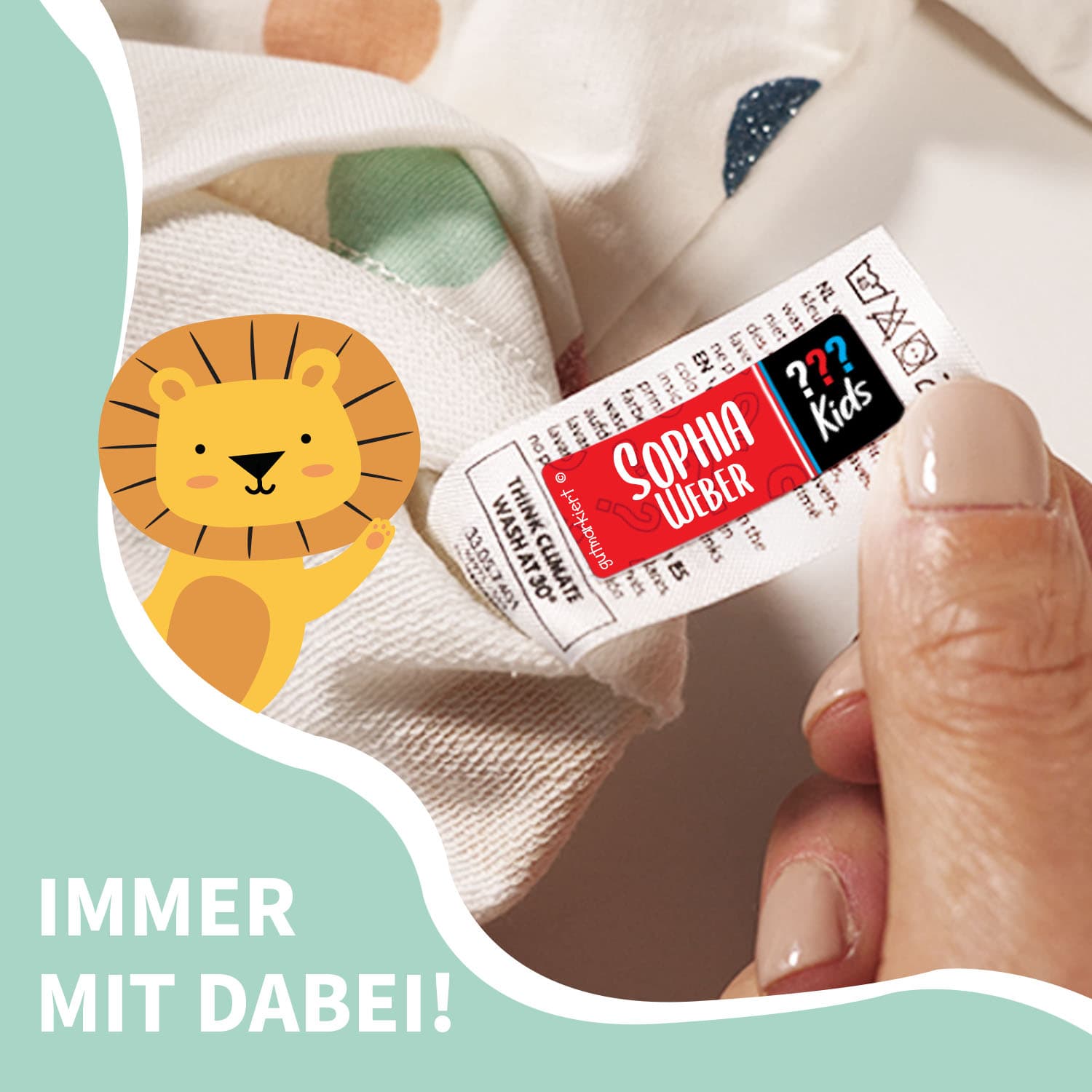 Textilaufkleber – Die drei ??? Kids