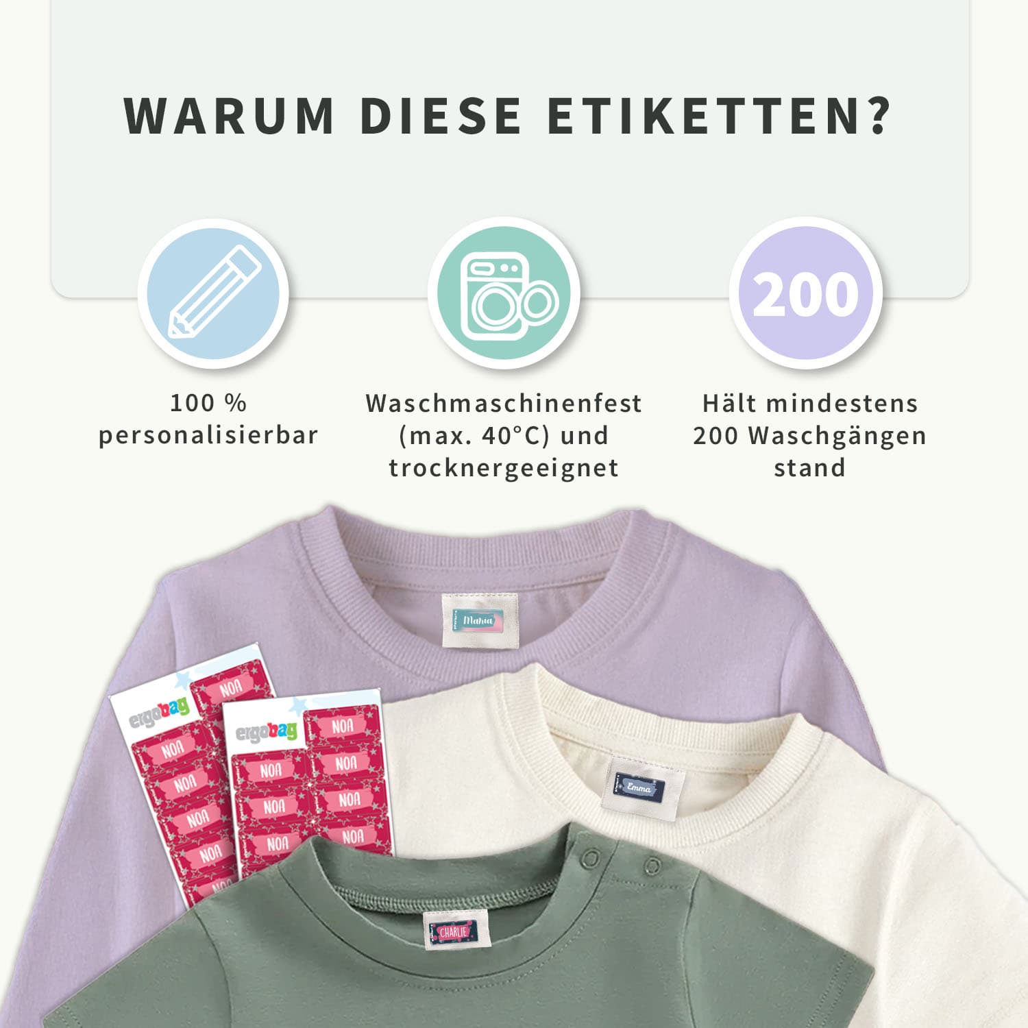 ergobag Textilaufkleber