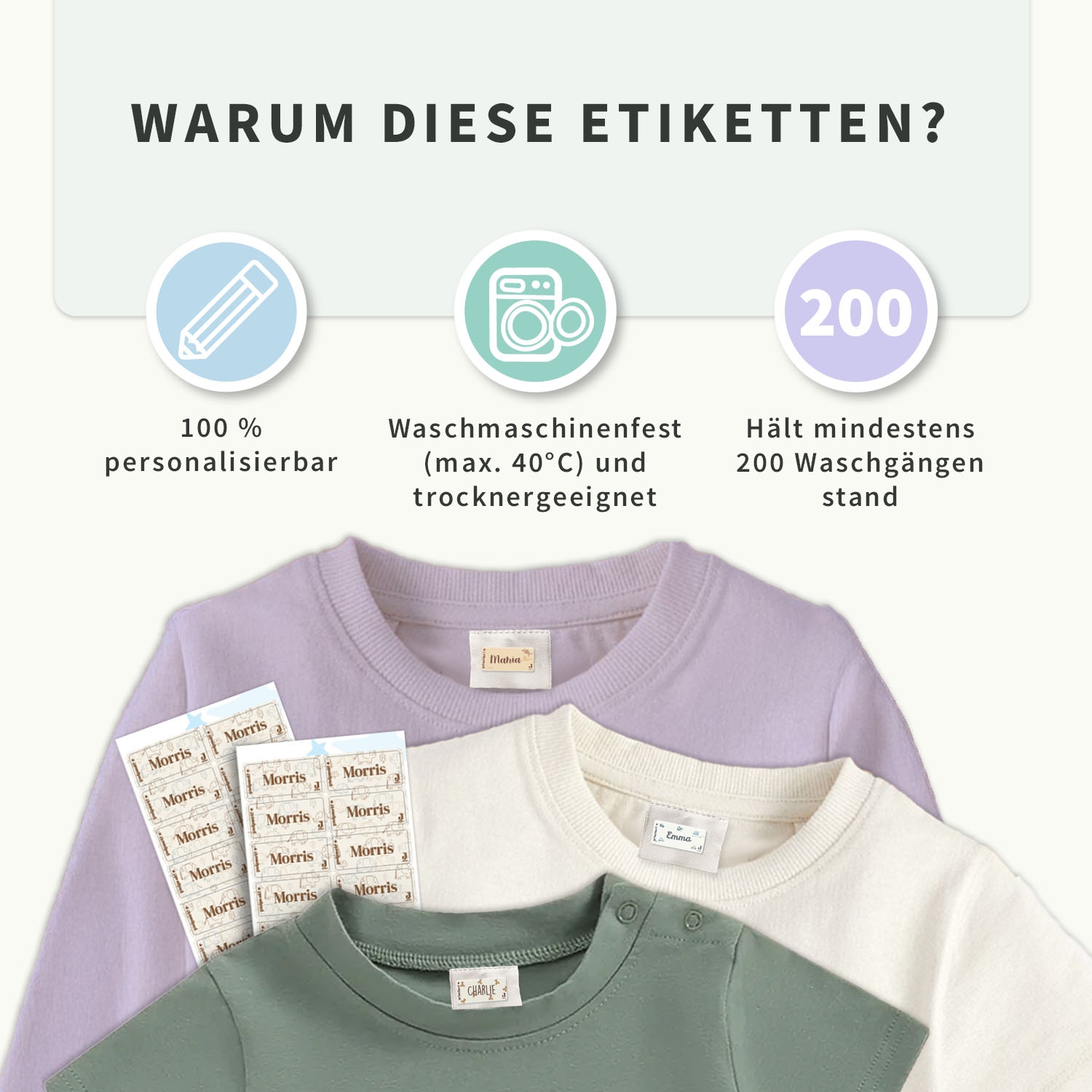 Textilaufkleber - Jollein