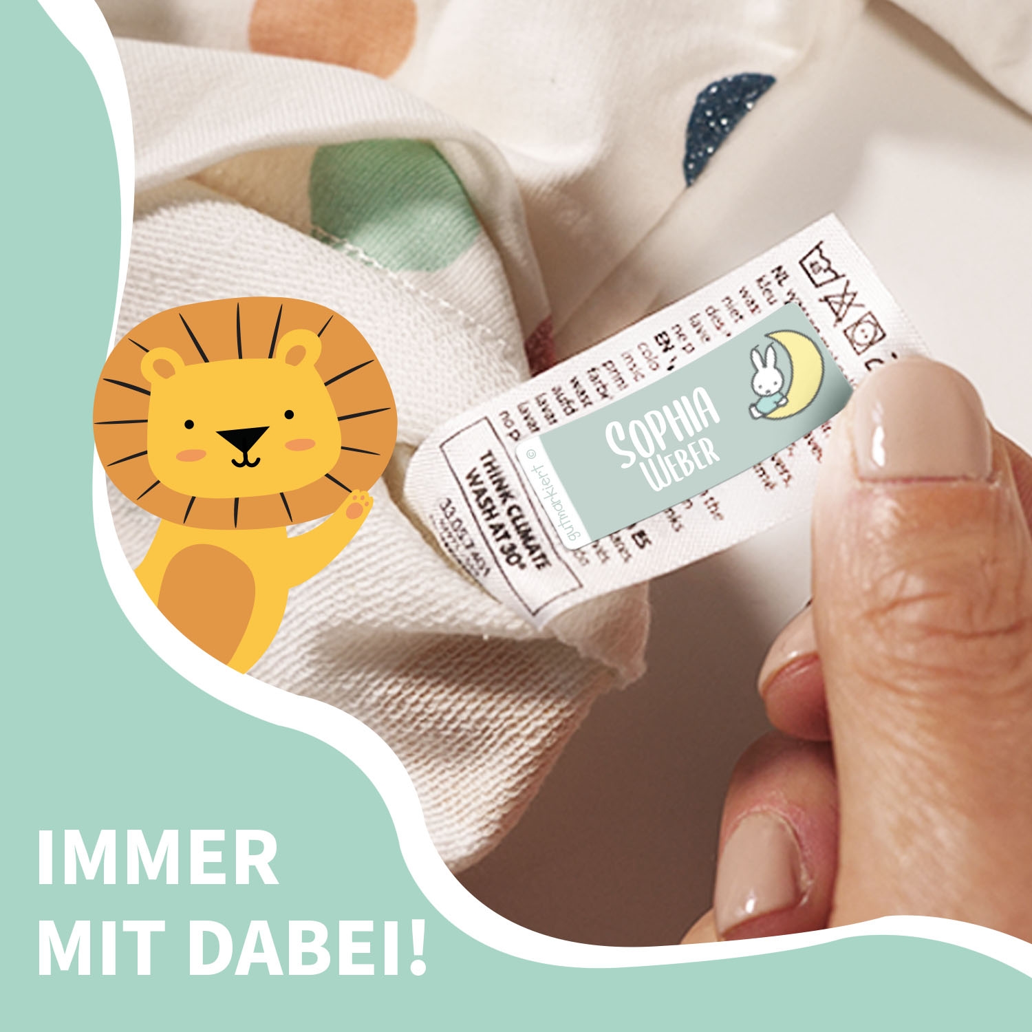 Miffy Textilaufkleber