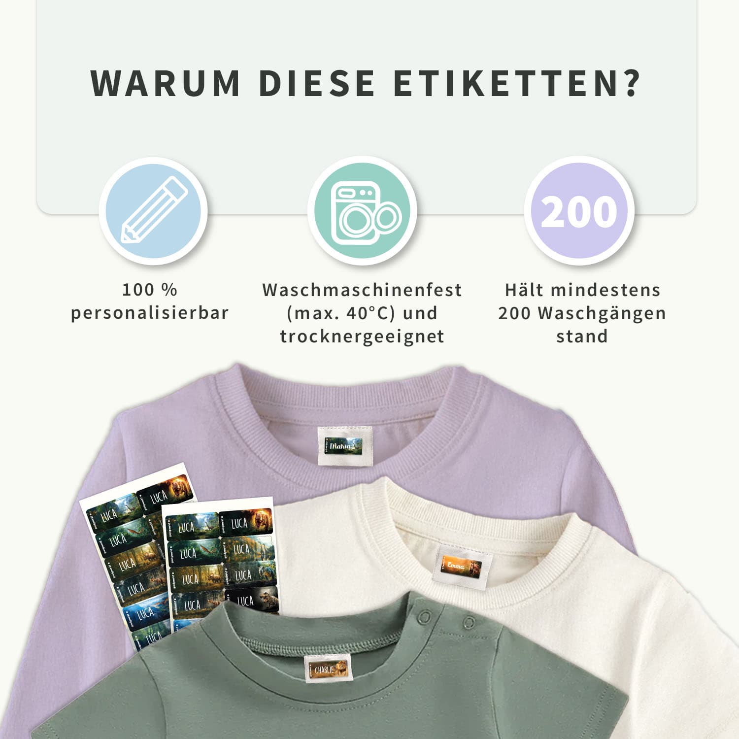 Real World Textilaufkleber