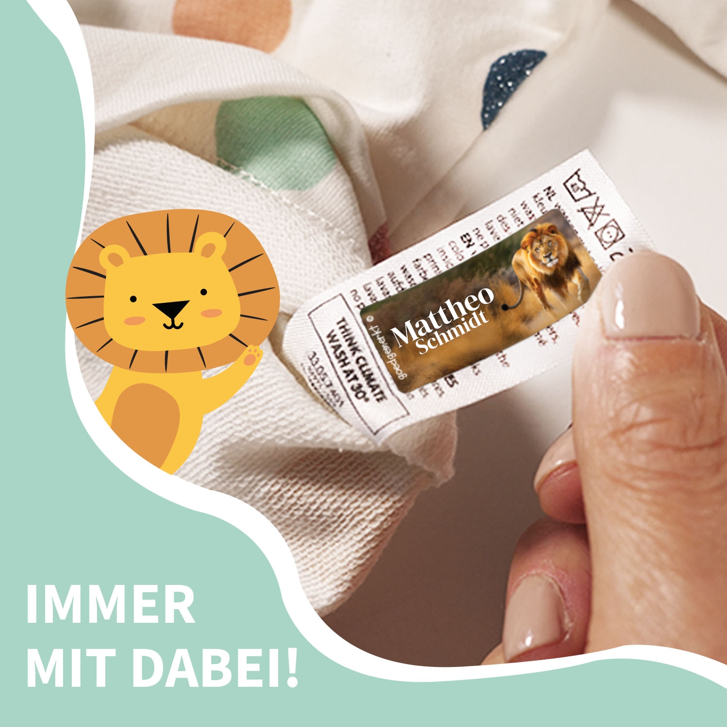 Real World Textilaufkleber