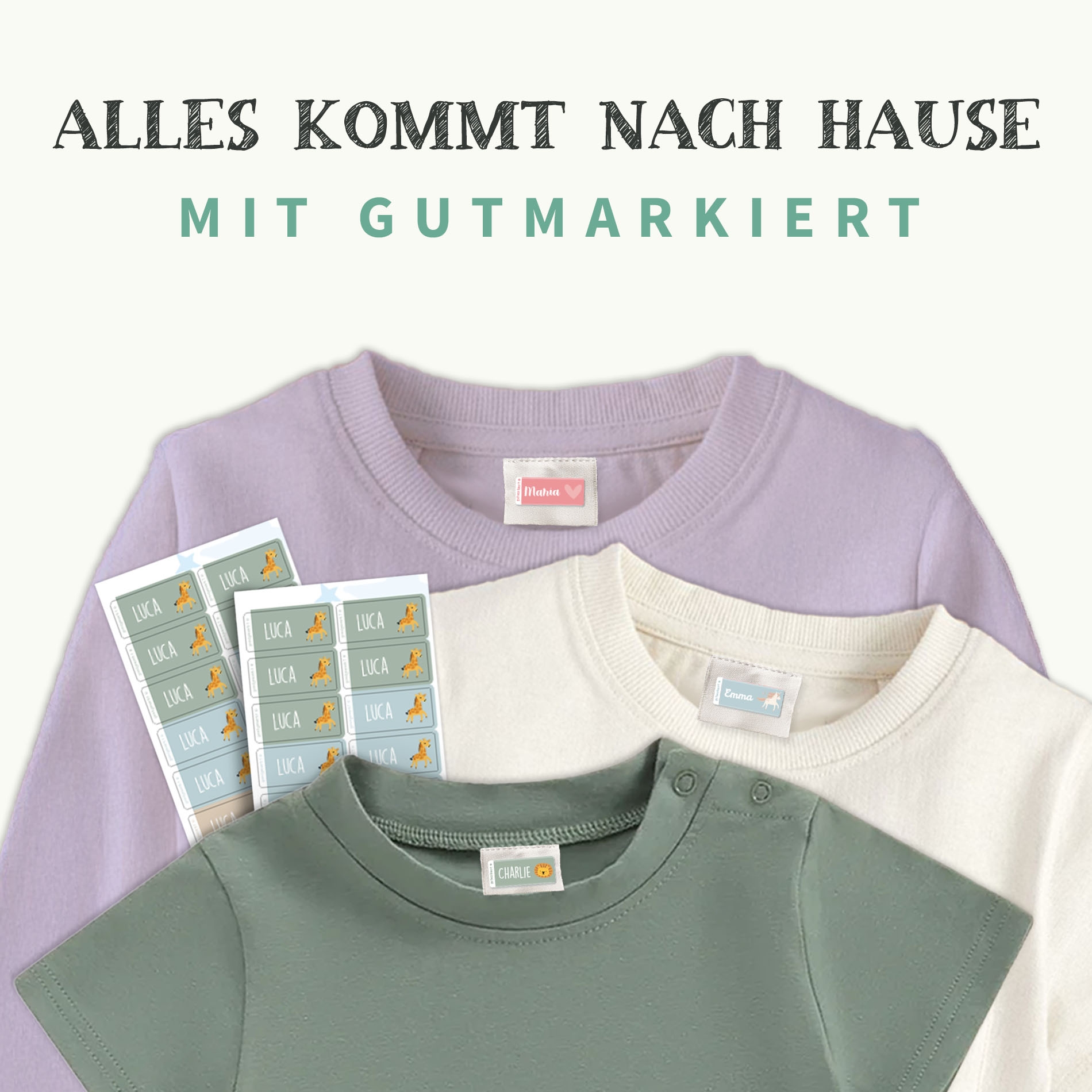 Thema Textilaufkleber