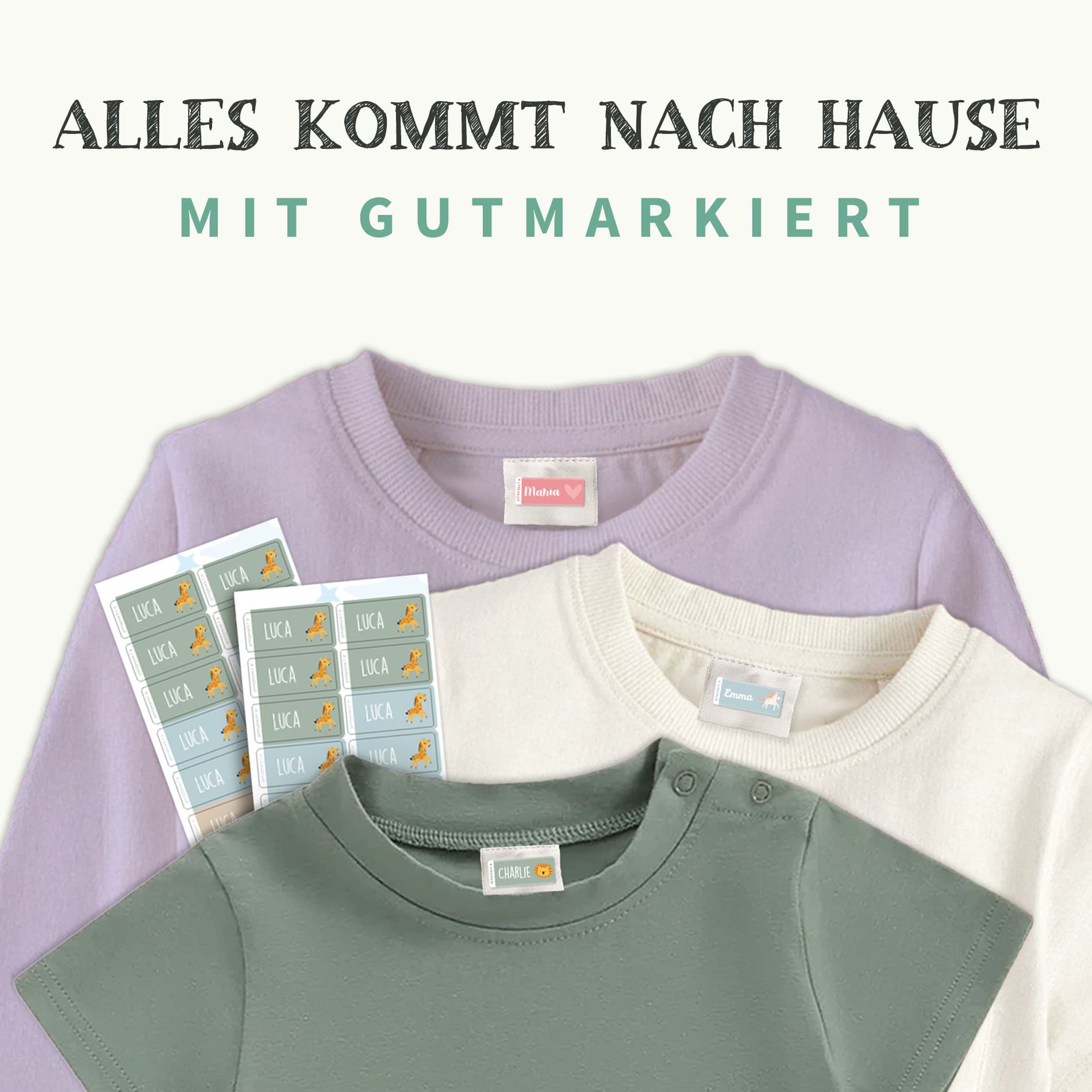 Thema Textilaufkleber