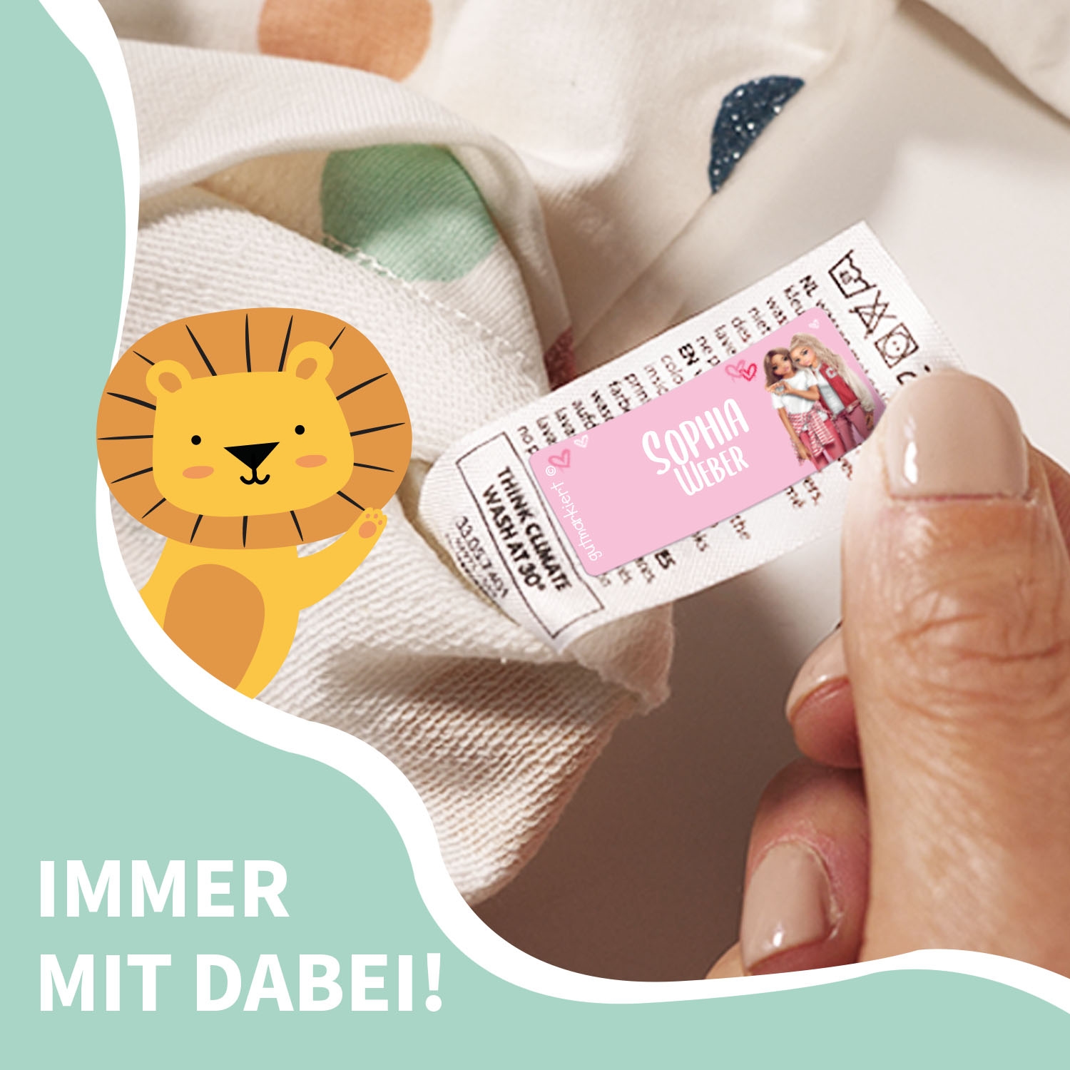 TOPModel Textilaufkleber