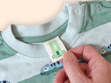 Textilaufkleber Affenzahn