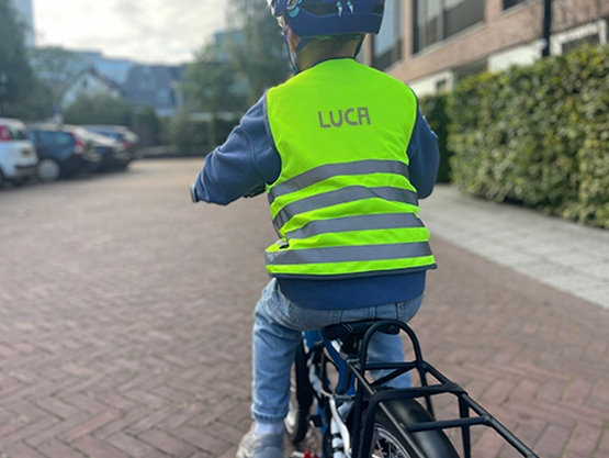 Sicherheitsweste für Kinder mit Namen - Basic