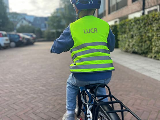 Sicherheitsweste für Kinder mit Namen - Basic