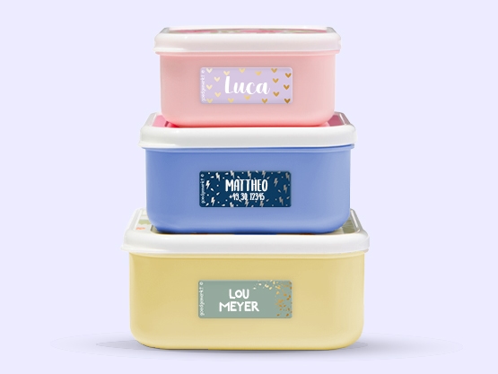 Kleine Design Aufkleber mit Gold Aufdruck