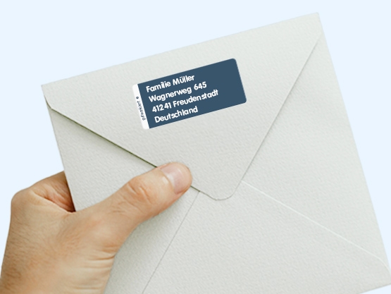 Große Namensaufkleber