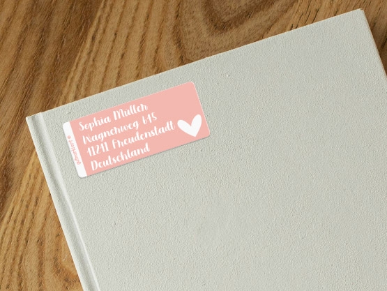 Große Namensaufkleber