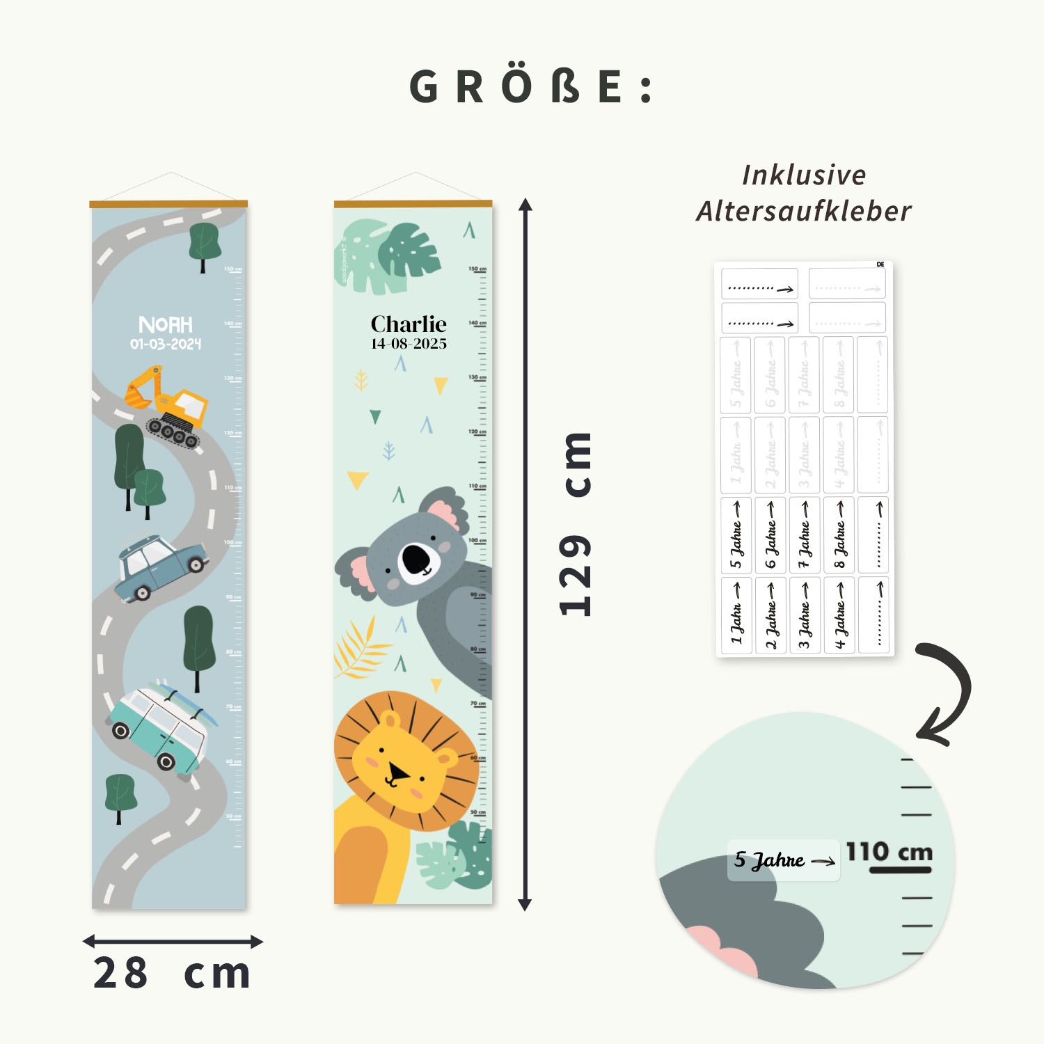 Messlatte für Kinder
