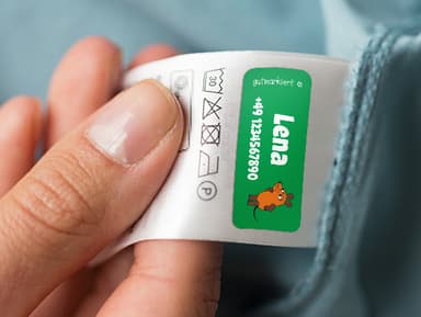 Die Maus Textilaufkleber