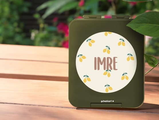 Brotdose mit Name Design