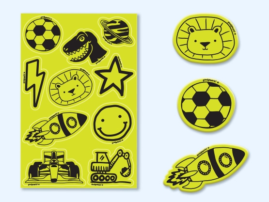 Reflektierende Aufkleber